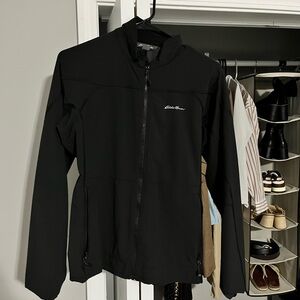 Eddie Bauer Classic Black Zip-Up Jacket